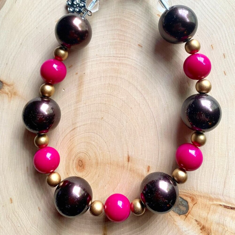 Chocolate Berry (16") - Pet Necklace - Pet Accessories